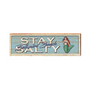 Stay Salty Belleaire Beach Mermaid | Real Wood Art Print