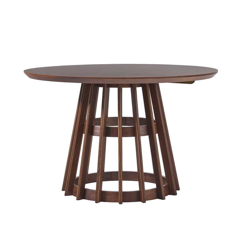 Modern 48 Round Solid Wood Dining Table