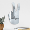 Peace Sign Hand Silhouette