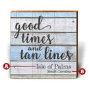 Personalized Coastal Wooden Sign  | Wall Art Print on Real Wood