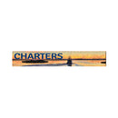Charters Sunset Fishing Boat Sign | Real Wood Art Print