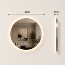 HAUSVITA  Round Edge  Glow LED Bathroom Mirror