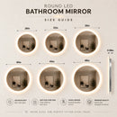 HAUSVITA  Round Edge  Glow LED Bathroom Mirror