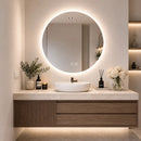 HAUSVITA  Round Sleek Backlit LED Bathroom Mirror