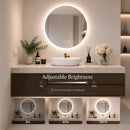 HAUSVITA  Round Sleek Backlit LED Bathroom Mirror