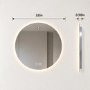 HAUSVITA  Round Sleek Backlit LED Bathroom Mirror