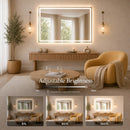 Compact Center Glow LED Bathroom Mirror