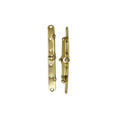 Antique Brass Plated Drop Front Desk Hinge Pair: Timeless Durability and Style