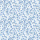 Little Blue Leaves Wallpaper