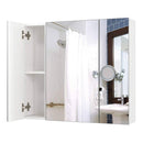 Modern 3-Door Wall Mounted Medicine Cabinet Bathroom Mirror Cupboard