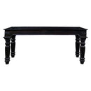Eclectic Metal Grill & Solid Wood 66 in. Long Console Sofa Table