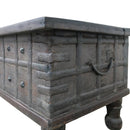 Ranch Style Solid Wood Blanket Chest With Nail Heads