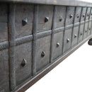 Ranch Style Solid Wood Blanket Chest With Nail Heads