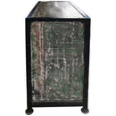 Industrial Style Reclaimed Wood 2-Door Storage Cabinet