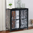 Industrial Style Reclaimed Wood 2-Door Storage Cabinet