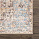 Beck Peach Washable Area Rug - Clearance
