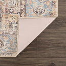 Beck Peach Washable Area Rug - Clearance