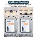 Hermosa Modern 3-Light Bathroom Vanity Light