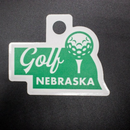 Golf Nebraska Weather Resistant Sticker | HEARTlandia