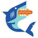 Shark Weather Resistant Sticker | HEARTlandia