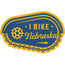 I Bike Nebraska Weather Resistant Sticker | HEARTlandia