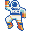 Space Cadet Weather Resistant Sticker | HEARTlandia