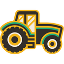 Tractor Weather Resistant Sticker | HEARTlandia
