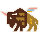 UniBuff Nebraska Unicorn & Buffalo Weather Resistant Sticker | HEARTlandia