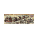 Chagrin Falls Season's Greetings Sled Sign | Real Wood Art Print