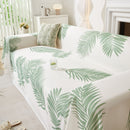 Leaf Printed Slipcover Sofa Covers, Universal Couch Throw Cover, Pets Furniture Protector for Home Decor