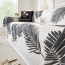 Leaf Printed Slipcover Sofa Covers, Universal Couch Throw Cover, Pets Furniture Protector for Home Decor