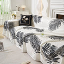 Leaf Printed Slipcover Sofa Covers, Universal Couch Throw Cover, Pets Furniture Protector for Home Decor