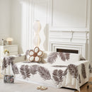 Leaf Printed Slipcover Sofa Covers, Universal Couch Throw Cover, Pets Furniture Protector for Home Decor