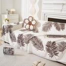 Leaf Printed Slipcover Sofa Covers, Universal Couch Throw Cover, Pets Furniture Protector for Home Decor
