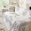 Leaf Printed Slipcover Sofa Covers, Universal Couch Throw Cover, Pets Furniture Protector for Home Decor