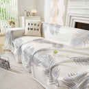 Leaf Printed Slipcover Sofa Covers, Universal Couch Throw Cover, Pets Furniture Protector for Home Decor