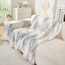 Leaf Printed Slipcover Sofa Covers, Universal Couch Throw Cover, Pets Furniture Protector for Home Decor