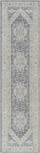 Sema Blue Medallion Thick Luxe Area Rug