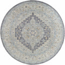 Sema Blue Medallion Thick Luxe Area Rug