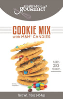 M & M Cookie Mix | Pack of 6 | 16 oz | Heartland Gourmet