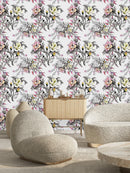 Elegant Light Floral Wallpaper