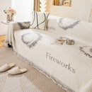 Fireworks Reversible Couch Cover Blankets Furniture Covers Washable Sectional Couch Covers