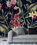 Stylish Exotic Floral Wallpaper