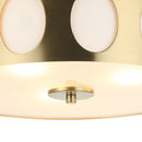 Modern 3 Light Golden Flush Mount Ceiling Lighting