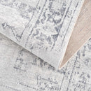 Akram Antrasit Flat Pile Washable Rug