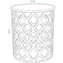 Pram Charcoal End Table