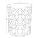 Pram Black End Table