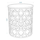 Pram Gold End Table