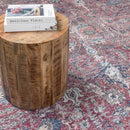 Burgundy Holi-2303 Washable Area Rug