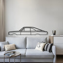 Commodore Rekord Coupe Metal Car Wall Art - MT0905